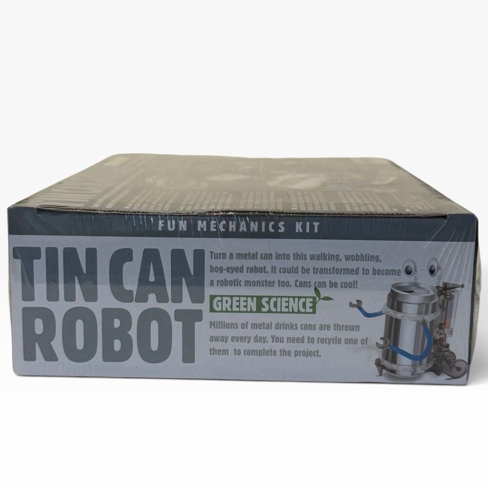 Tin Can Robot 4M Green Science STEM Kit New Sealed Toysmith KidzRobotix 8+ - Picture 6 of 7